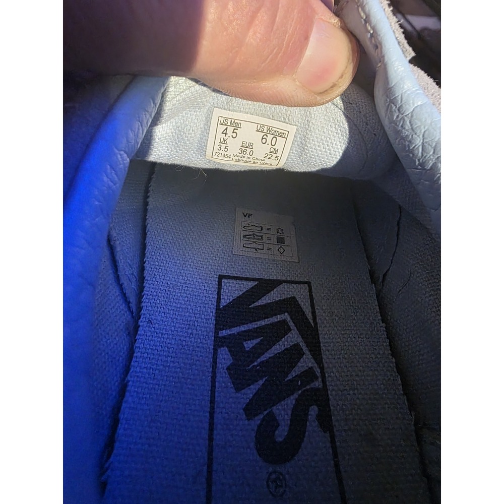 Womens size 6 - Vans Off The Wall, Gray Low Top Sneakers - Picture 9 of 9